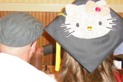 Hello Kitty grad cap graduation cap featuring Hello kitty