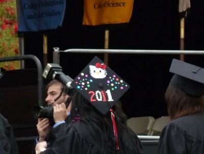 hello kitty graduation cap 2011 hello Kitty graduation cap