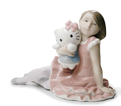 hello kitty porcelain figurine hello kitty porcelain figurine