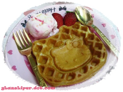 hello kitty waffle hello kitty waffle