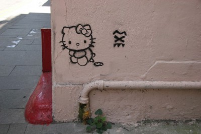hello kitty crap grafitti hello kitty crap grafitti