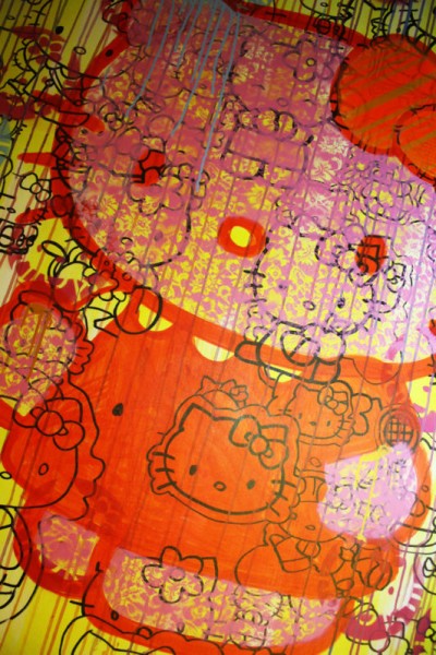 hello kitty painting hello kitty painting