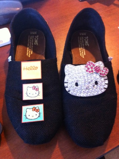 hello kitty Toms shoes hello kitty Toms shoes