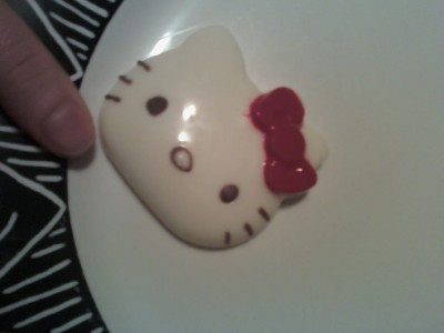 hello kitty white chocolate