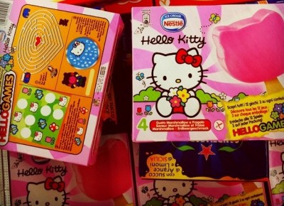 Hello Kitty Popsicles Hello Kitty Nestle popsicles