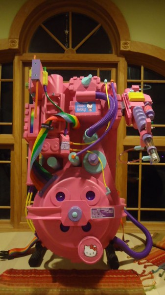 Hello Kitty ghostbusters Hello Kitty Ghostbusters pink proton pack