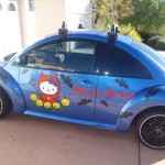 Hello Kitty halloween car