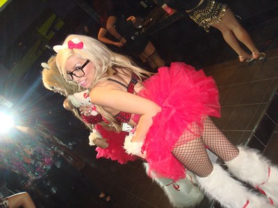 hello kitty costume for Halloween sexy pink Hello Kitty Halloween costume