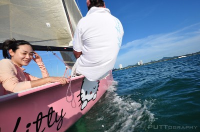 hello kitty sail boat Hello Kitty sail boat
