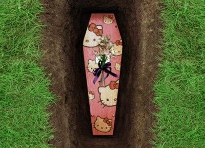 hello kitty coffin design hello kitty coffin