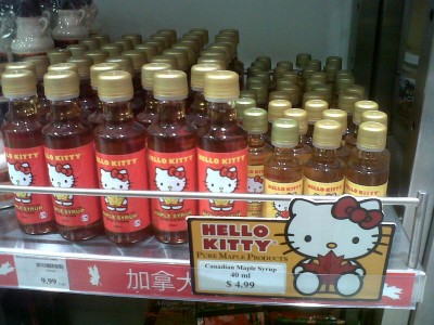 Hello Kitty maple syrup Hello Kitty maple syrup Canada