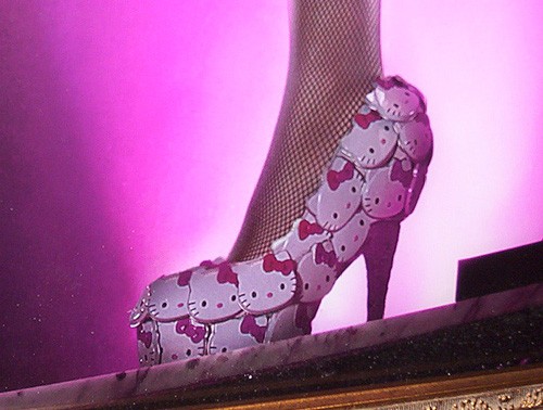 hello kitty face heels