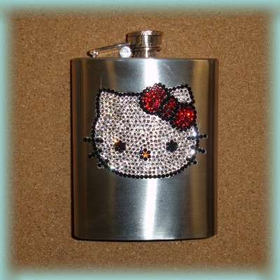 hello kitty face flask