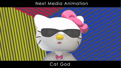 Hello Kitty eminem cat god