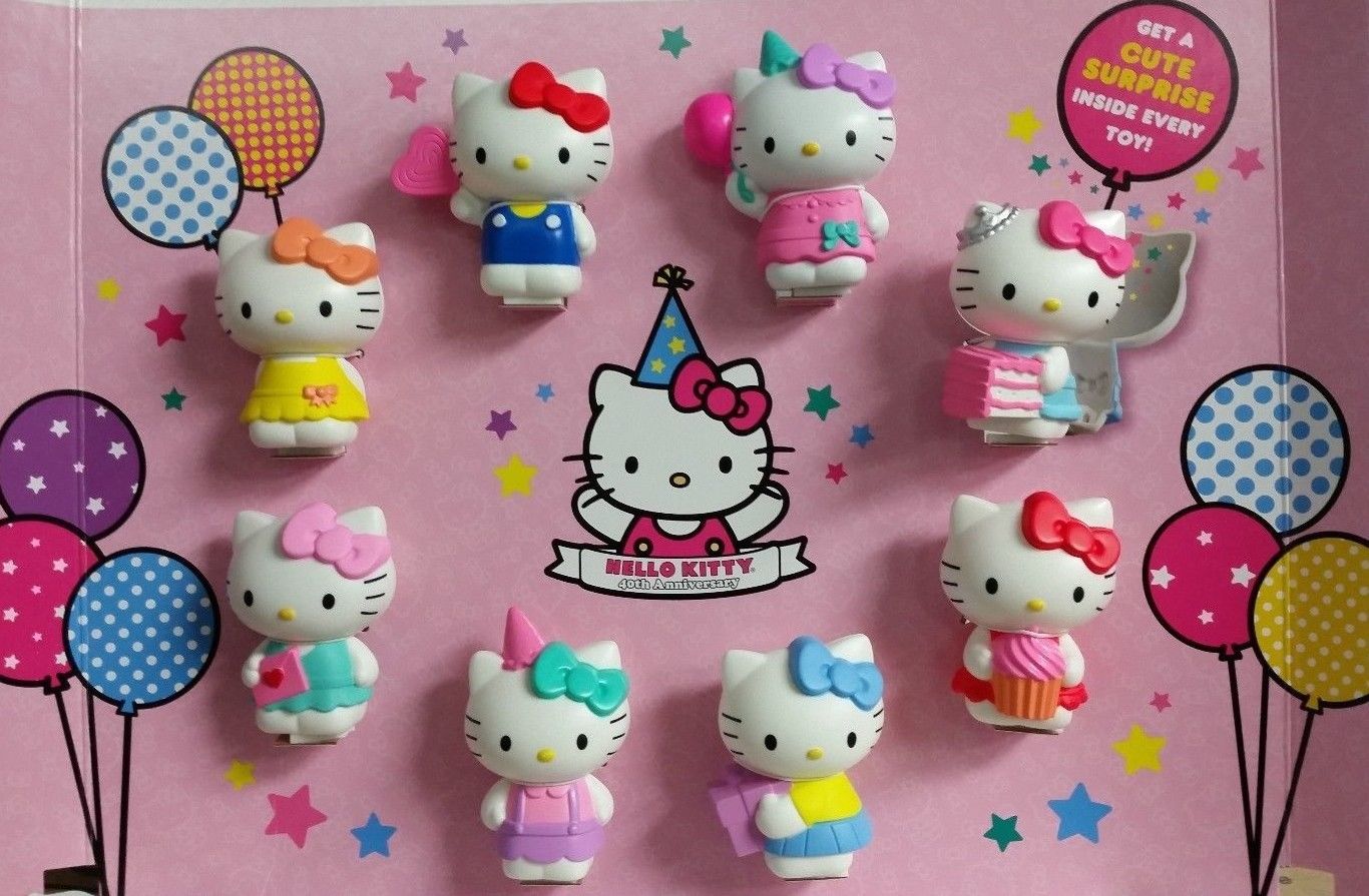 Hello Kitty 40th Anniversary McDonald's Happy Meal Toy Promotion